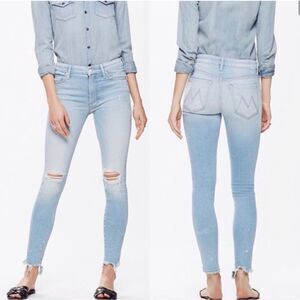 MOTHER The Looker Sacred Slit Ankle Nice Shot- Size 29